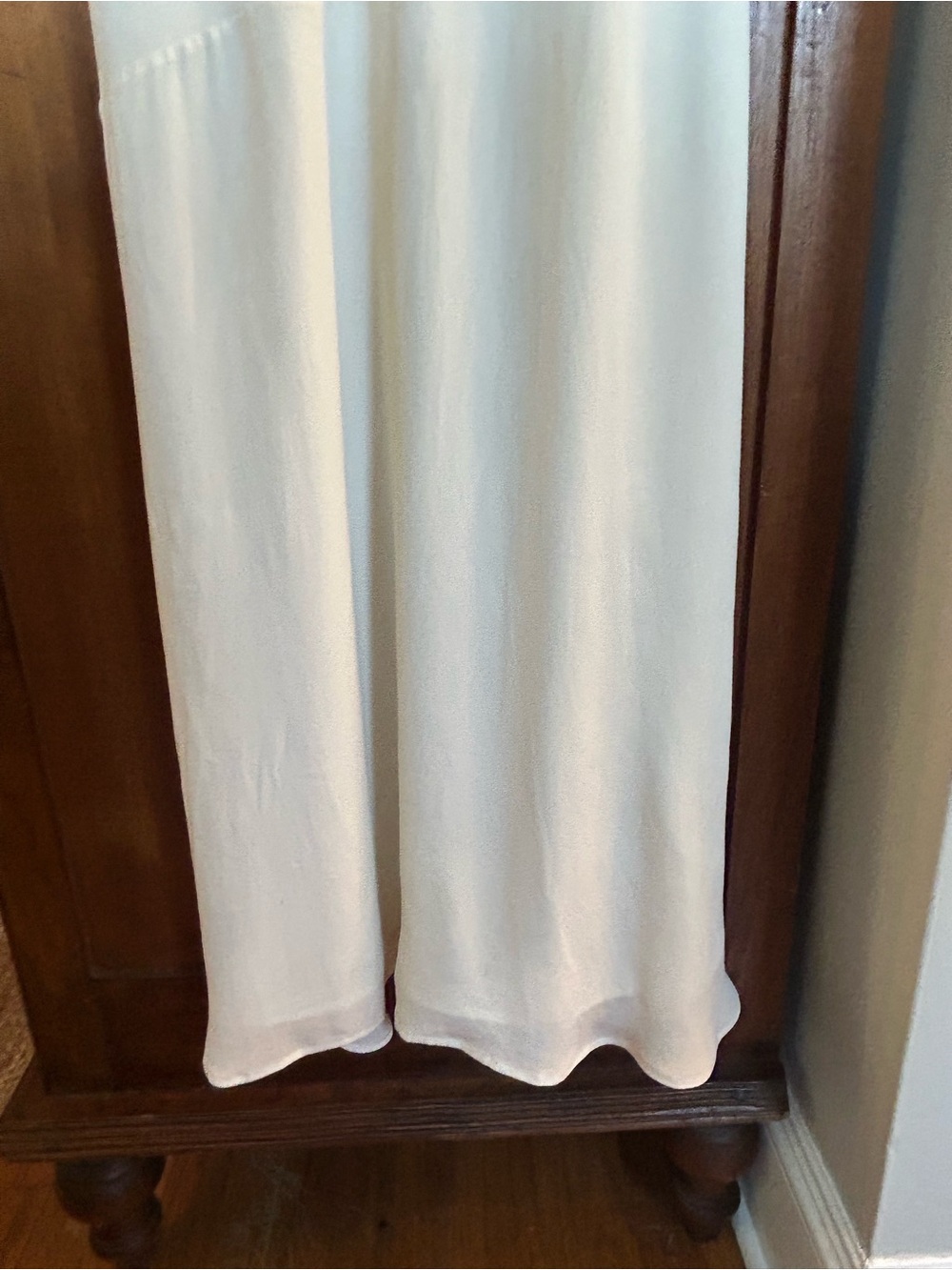 LPA Cream One-Shoulder Ruffle Slip Dress - Picture 3 of 5